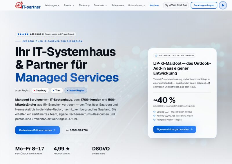 Screenshot der Webseite local-it-partner.de